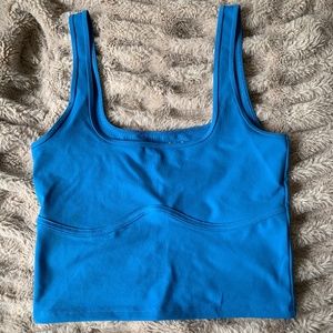 Abercrombie & Fitch Blue Corset Top Tank